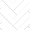 Kitchenline Kjøkkenplate White Herringbone 610 x 610 mm